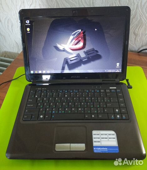 Ноутбук asus K40IJ на SSD +HDD