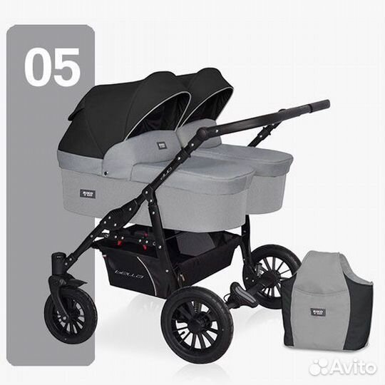 Коляска для двойни