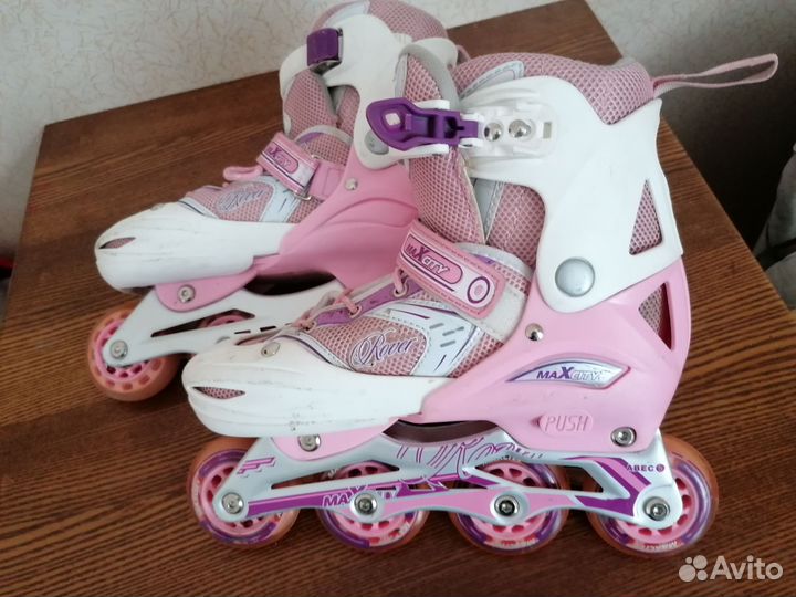 Роликовые коньки раздвижные 35-38р