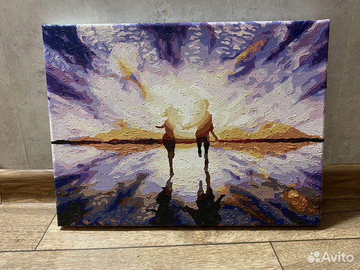 Картина по номерам готовая 40х30