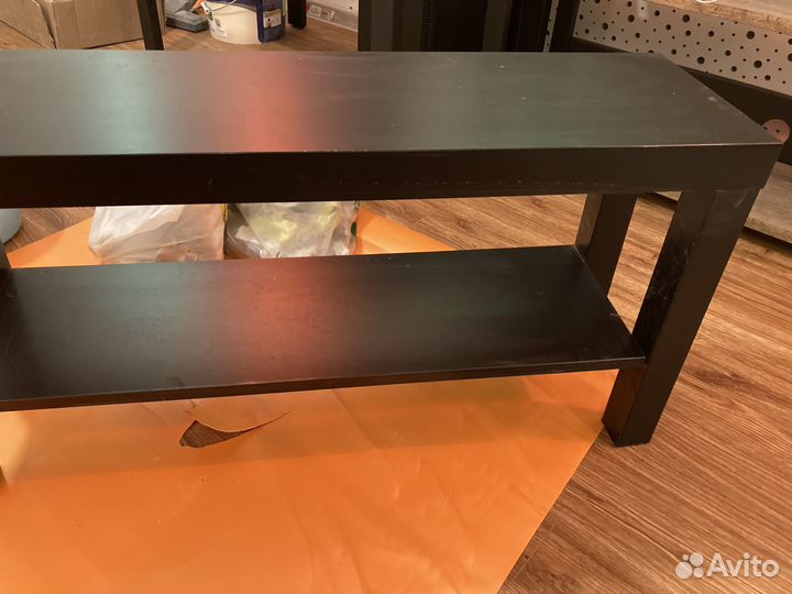 Скамейка IKEA черная стильная