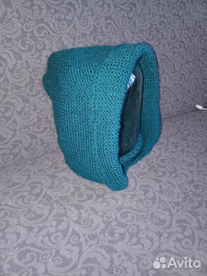 Капор женский вязаный