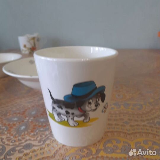 Набор детской посуды Кубань фарфор