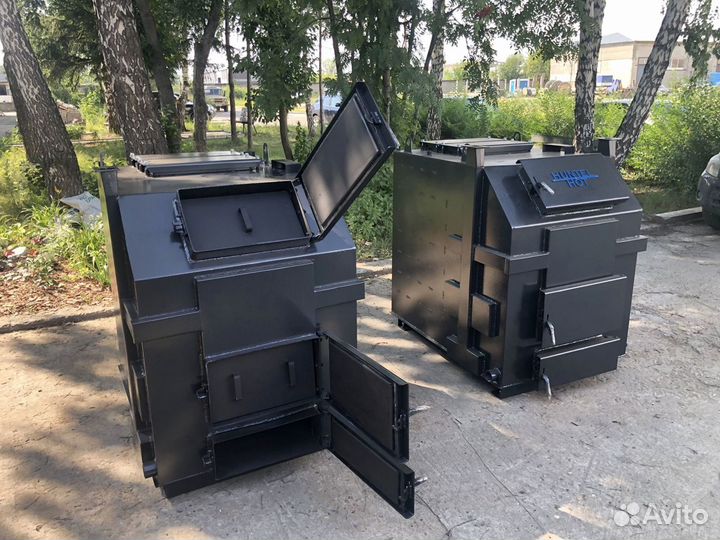 Твердотопливный котёл длительного горения