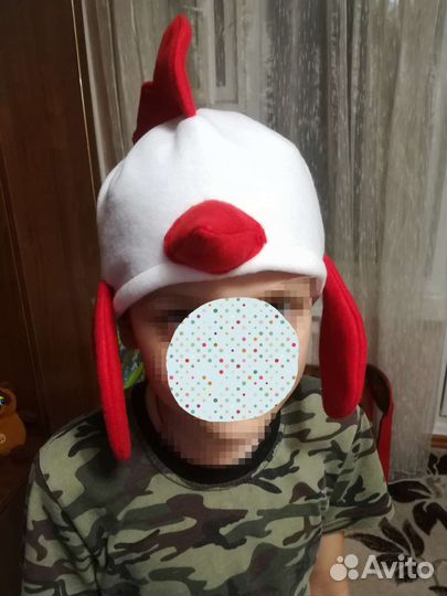 Шапка петуха