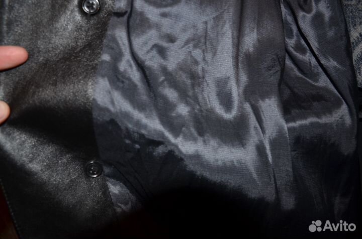 Кожаный плащ