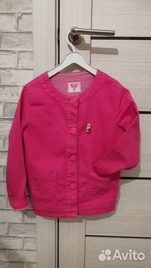 Джинсовка для девочки, размер 6-7 лет