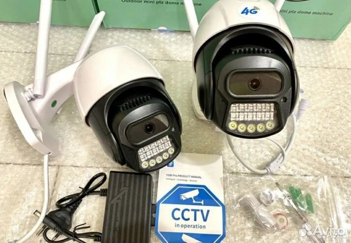 4g SIM + WiFi камера видеонаблюдения уличная P25