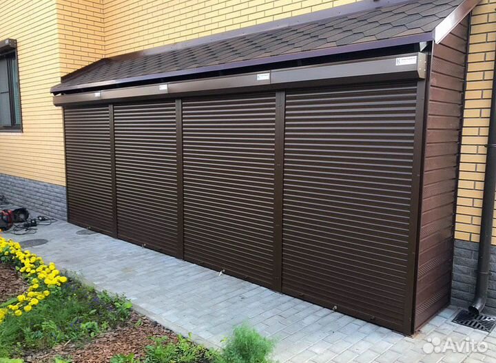 Защитные роллеты для дверей Алютех 1100х1500мм