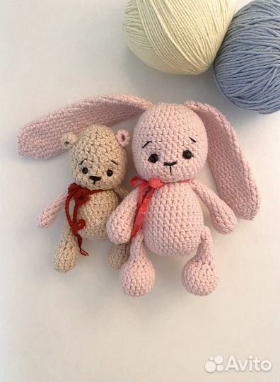 Вязанные игрушки крючком для малыша