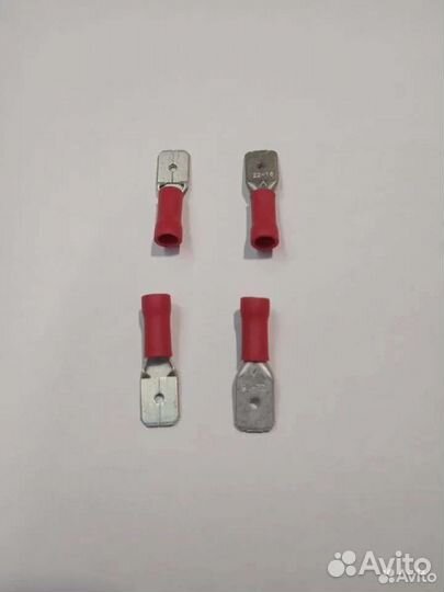 Разъем плоский рпи-П 1.5- (6.3) красный