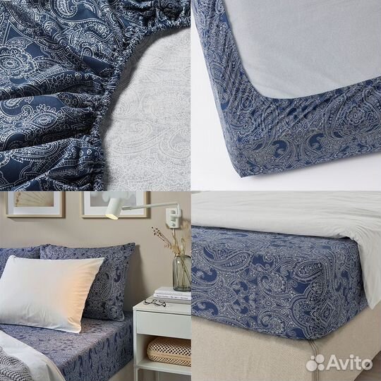 Jättevallmo йэттеваллмо простыня IKEA син икеа 180