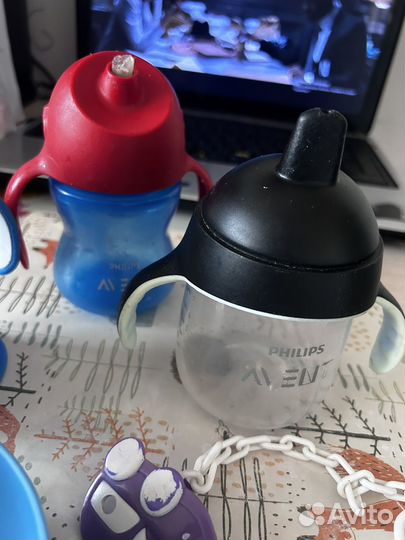 Набор посуды для малыша непроливайки