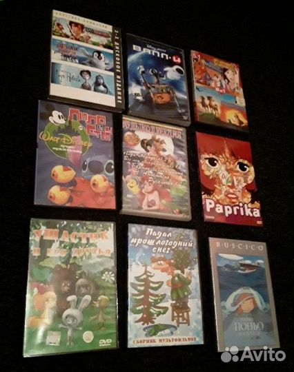 Мультики на dvd диске дисней пиксар аниме