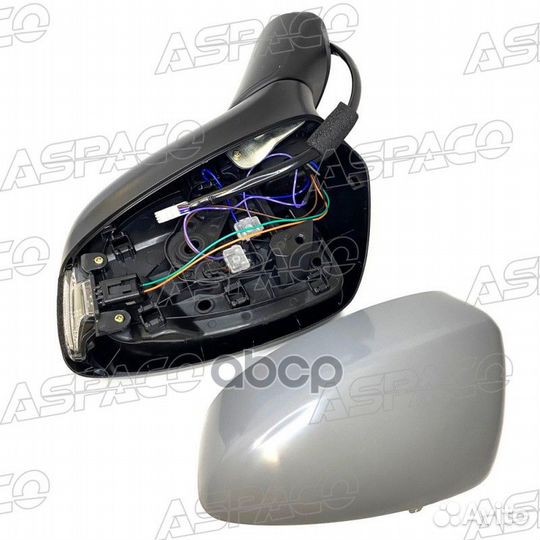 Корпус зеркала левого 8 контактов С ПОВТОРИТЕЛЕ