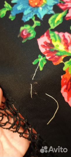 Павловопосадский платок шерсть