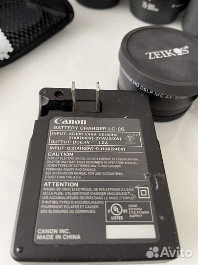 Фотоаппарат Canon EOS 60d с комплектом аксессуаров