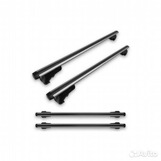 Багажник на рейлинги ED аэро без замков