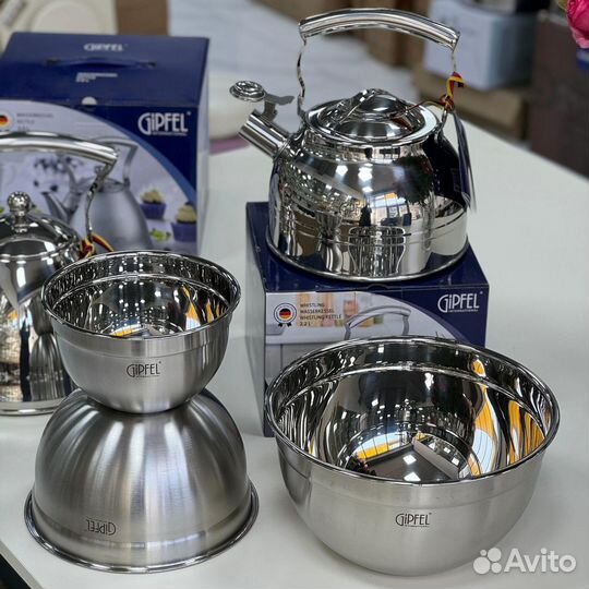 Набор мисок / чайник Гипфел