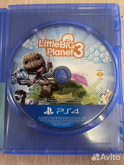 Диск на ps4 my little big planet 3