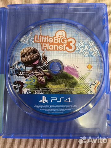 Диск на ps4 my little big planet 3