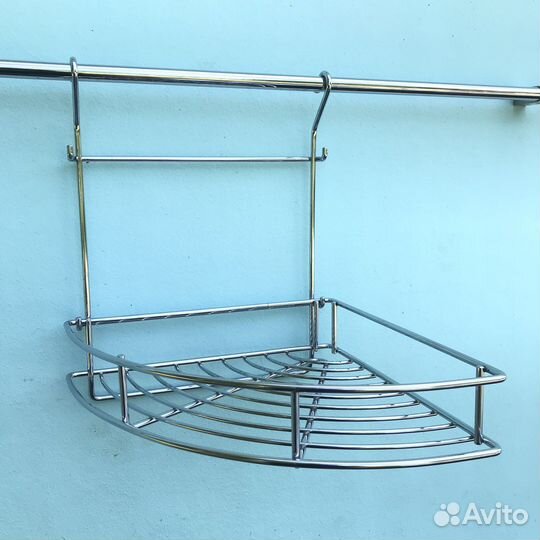 Полки для рейлинга Италия хром глянец