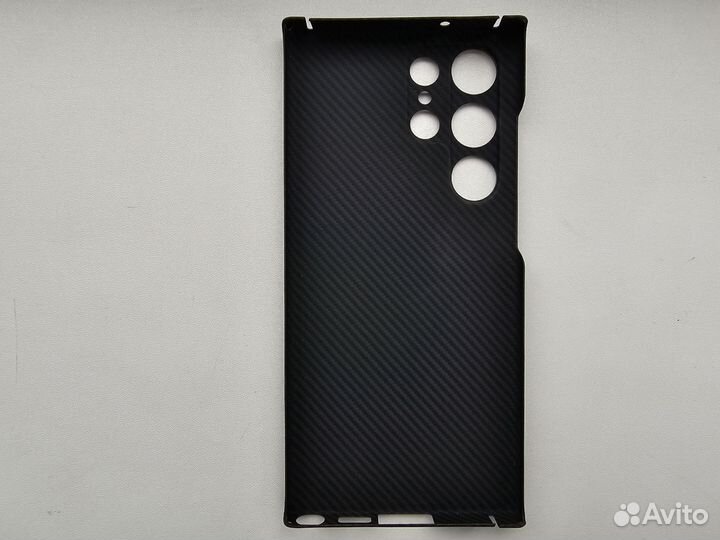 Чехол карбоновый Samsung Galaxy S23 Ultra