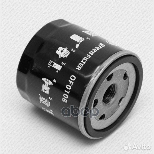 Фильтр масляный green filter OF0108 OF0108 Gree