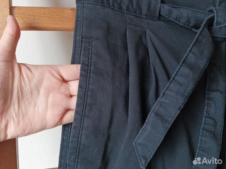 Mango брюки плотный хлопок высокие S / M
