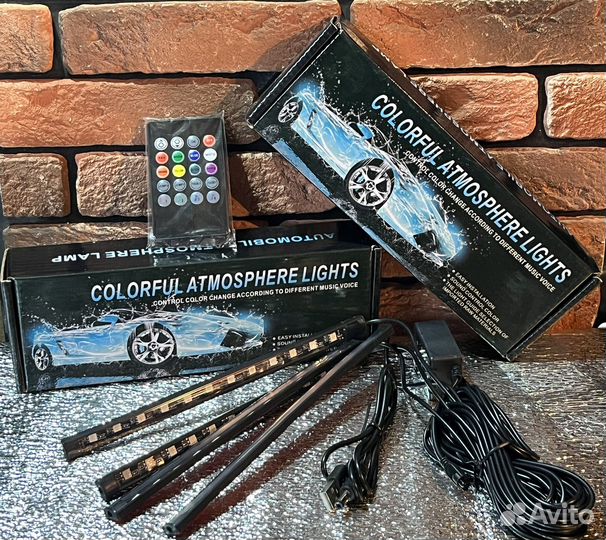 RGB подсветка 12 светодиодов