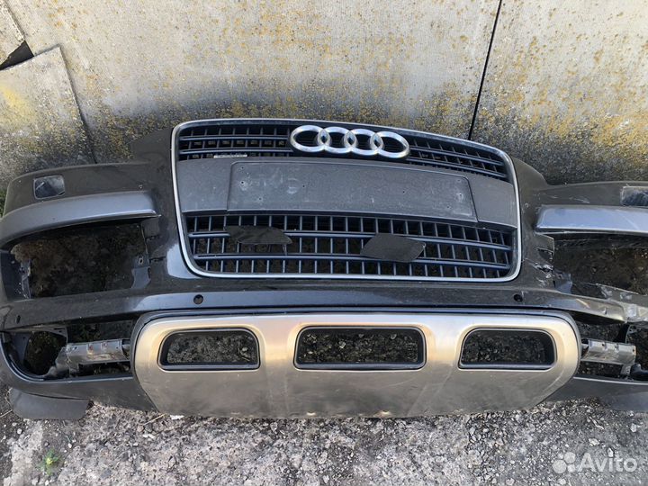 Audi q7 передний бампер