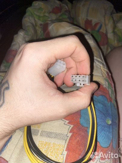 Удлинительный кабель питания 18cm 8 pin ATX