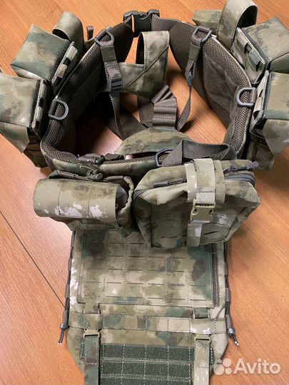 Пояс варбелт с броней комплект