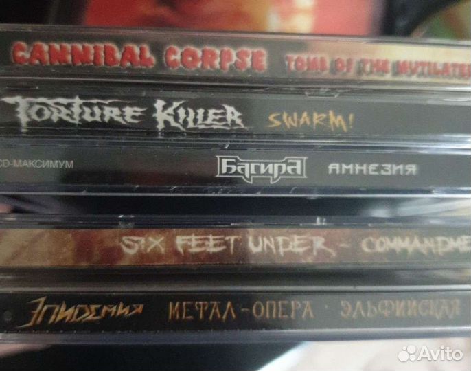 CD, mp3, dvd metal музыка