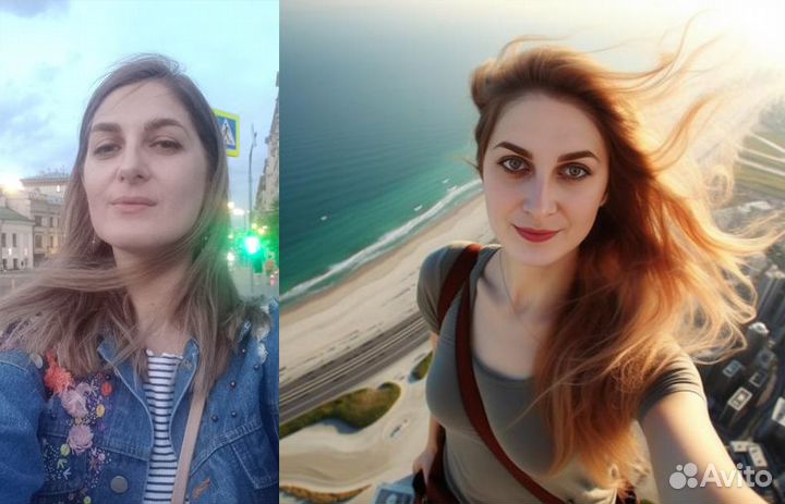 Фото в любом образе и месте нейросетью