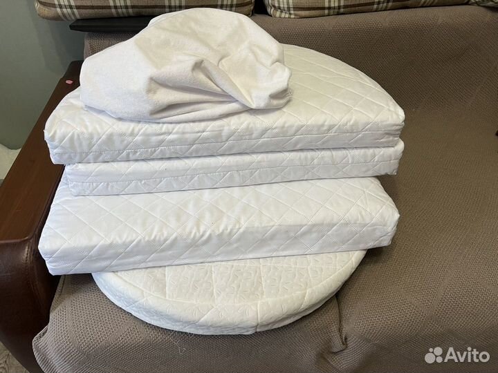 Матрас детский круглый и овальный