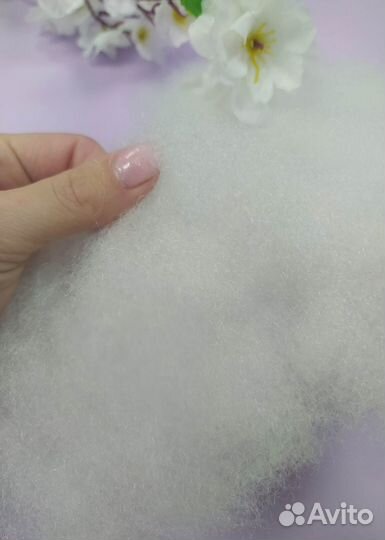 Наполнитель для игрушек, синтепух (прочес), 100г