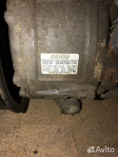 Компрессор кондиционера Toyota Avensis T250 2.4