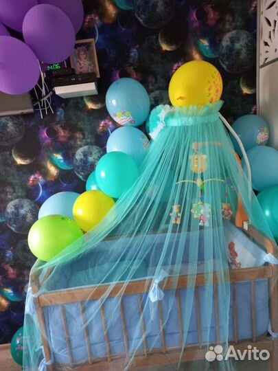 Балдахин в детскую кроватку