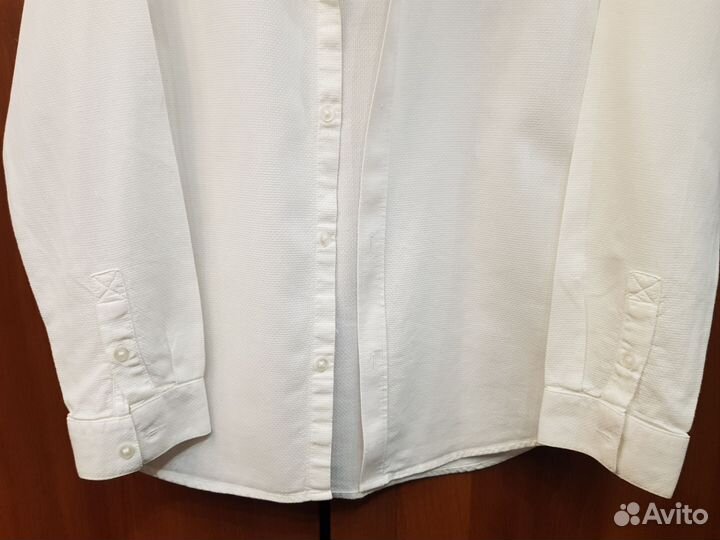Стильная белая рубашка 134 140