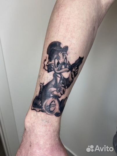 Тату мастер, татуировка