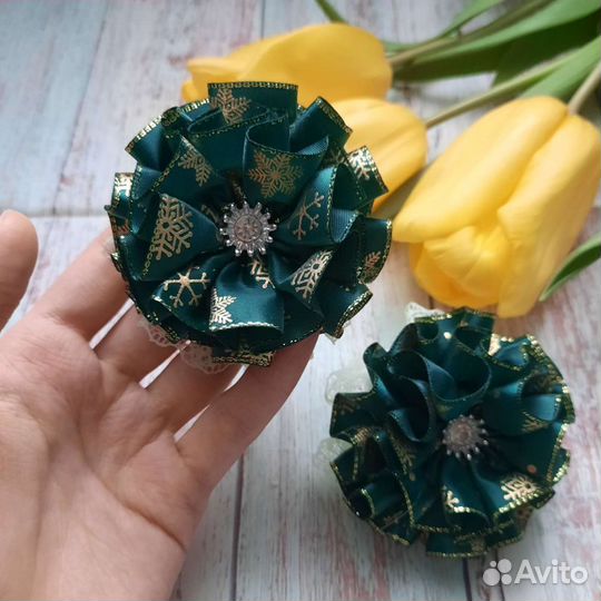 Резинки бантики для волос