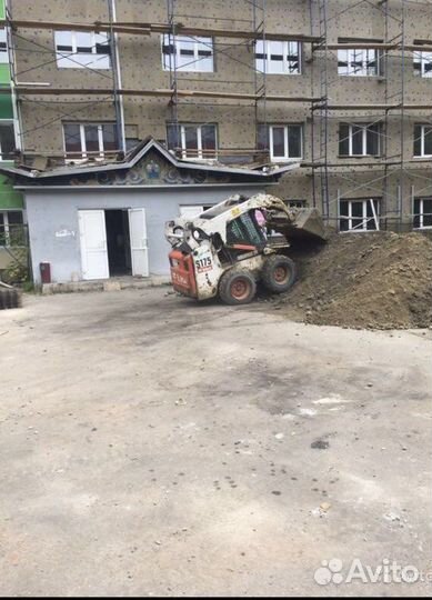 Услуги мини погрузчика бобкат