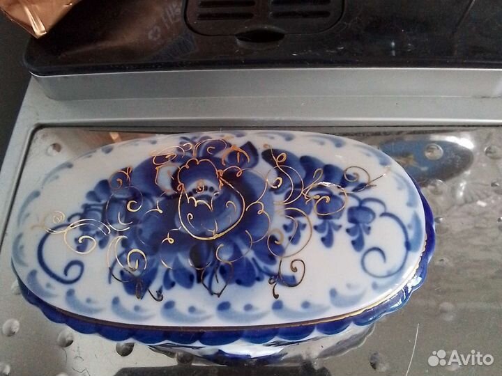 Шкатулка Гжель