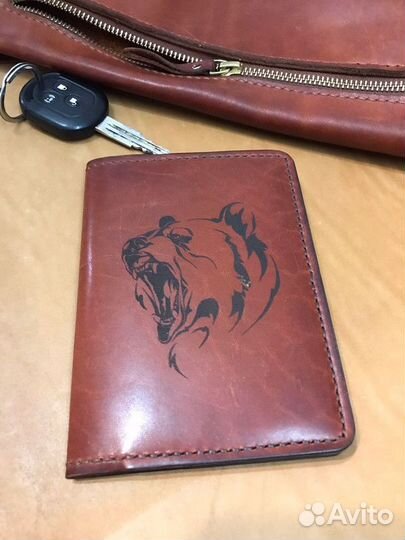 Обложка для автодокументов / Натуральна кожа