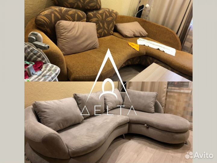 Перетяжка мебели мягкой