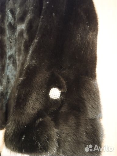 Шуба норковая 46 48 бу черная