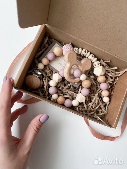 Именной держатель для соски