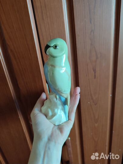 Редкая фарфоровая статуэтка СССР Птица (лфз)