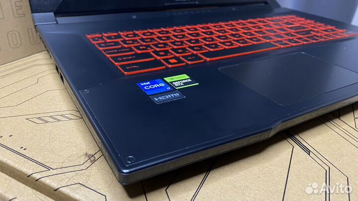 Как новый Ноутбук MSI i7-12650H/3050/16GB/17,3